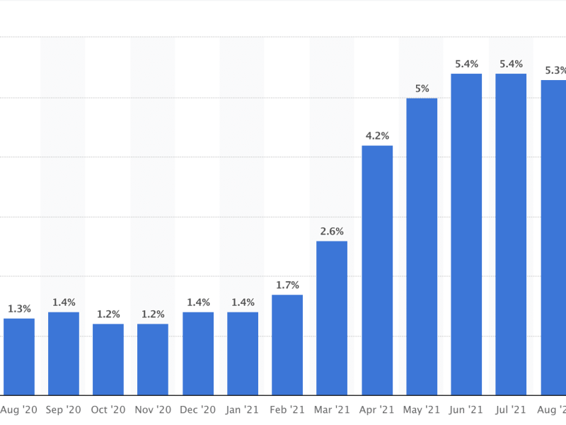 Inflation udvikling 2020-21